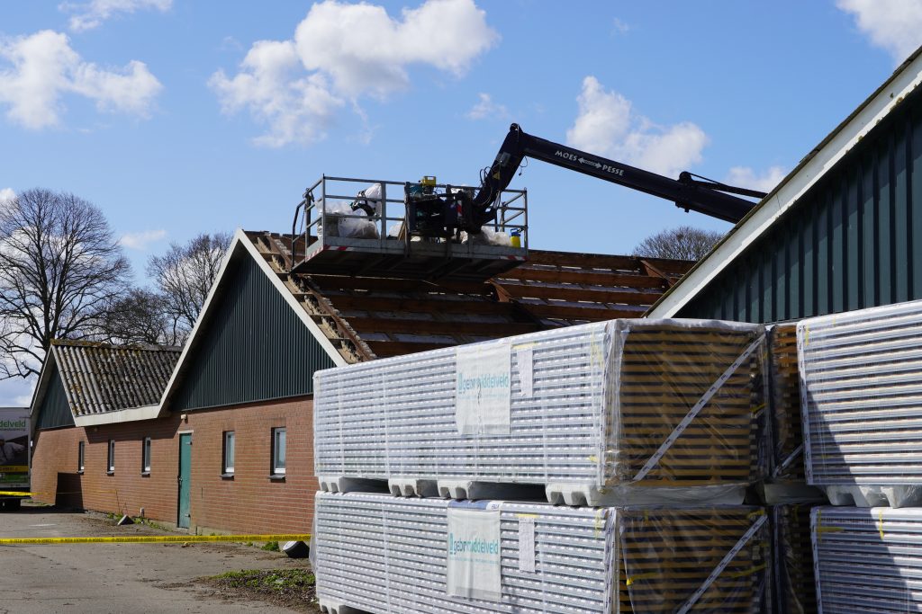 Bouw zonnedak
